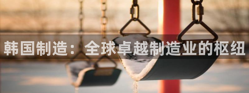 彩神v8官网版：韩国制造：全球卓越制造业的枢纽