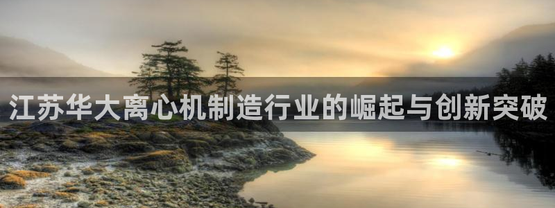 彩神的邀请码是多少：江苏华大离心机制造行业的崛起与创新突破